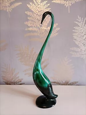 Buy Blue Mountain Pottery Long Neck Swan Crane Figurine • 40£