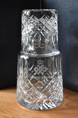 Buy Stuart Crystal  Queens Award 1986  Decanter And Glass Carafe (O) • 32£