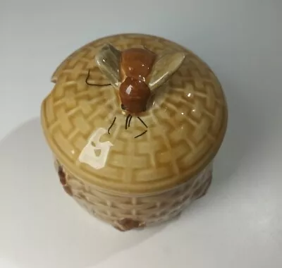 Buy  Vintage Ceramic Bee Hive Bees Honey Pot Preserve Jar  Portugal  • 9£