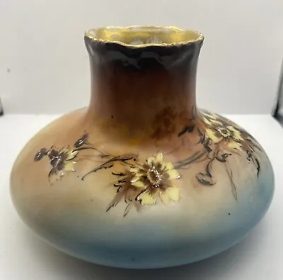 Buy Antique Vienna Austria Stamped Hand Painted Pottery Vase ? C1885 • 19.99£
