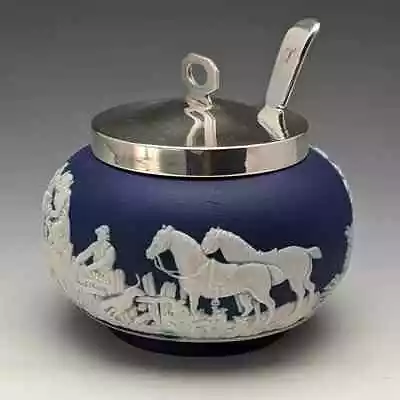 Buy Antique Vintage English Jasperware Sugar Pot Willam Adams 4  Perfect Gift • 157.28£