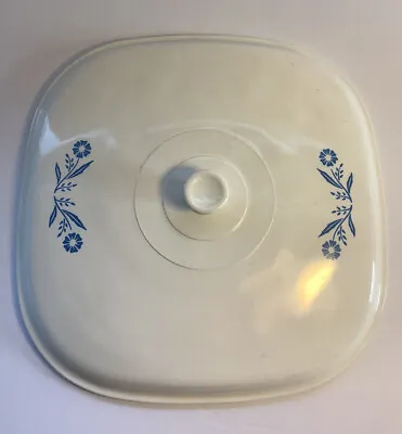 Buy Corning Ware 1st Generation 1958 Cornflower Lid Square For 9” Skillet - Lid Only • 24.01£