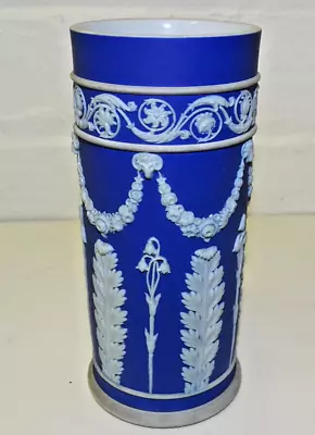 Buy Wedgwood Dark Blue Jasperware  Spill Vase Tea Set Dinner Service • 9.99£