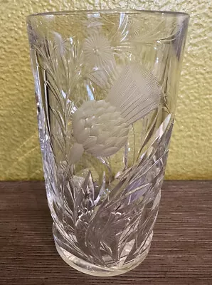 Buy Antique/Vtg. HAWKES  “Thistle” Pattern Drinking Glass  Cut Glass Rare Beauty  • 94.86£