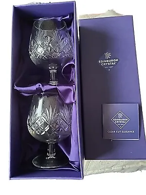 Buy A Pair Of Edinburgh  Crystal Brandy Glasses • 12.99£