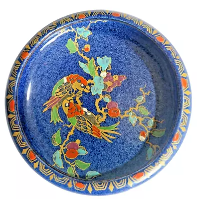 Buy Frederick A Rhead Dish Bursley Ware Blue With Parrots Hand Painted Rare • 19.99£