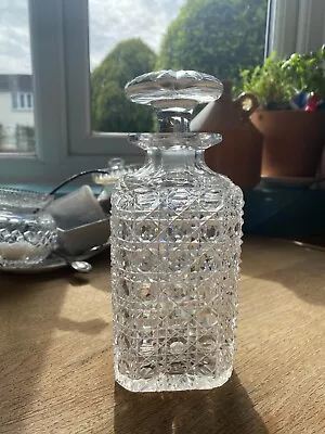 Buy Small Vintage Glass Decanter With Stopper, Very Good Condition No Marks Or Chips • 10£