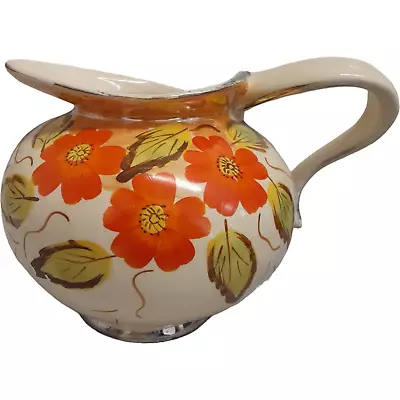 Buy Vintage Arthur Wood Pottery Jug Pitcher Floral Design • 4.99£