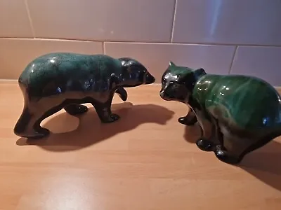 Buy Canadian Blue Mountain Pottery Grizzly Bear Figures Vintage-see Description  • 19.99£