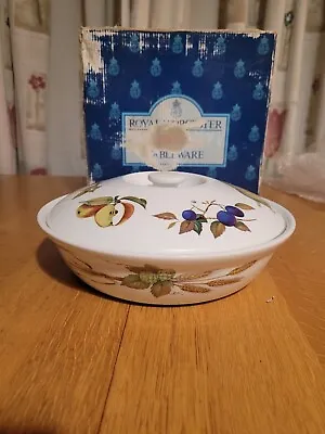 Buy Royal Worcester Evesham M Oval Casserole Oven To Table • 7.99£