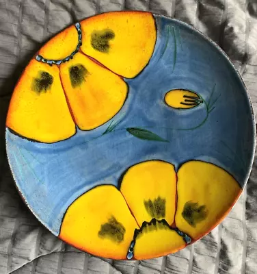 Buy Vintage Poole Pottery Wild Poppy Charger Collectable - Largest 40cms • 140£