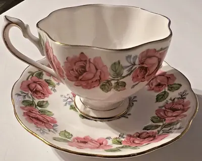Buy Lady Alexander Rose Queen Ann Fine Bone China England Tea Cup And Saucer • 11.36£