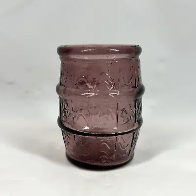 Buy Vintage Shot Glass Barrel Toothpick Holder Purple Amethyst Taiwan • 12.46£