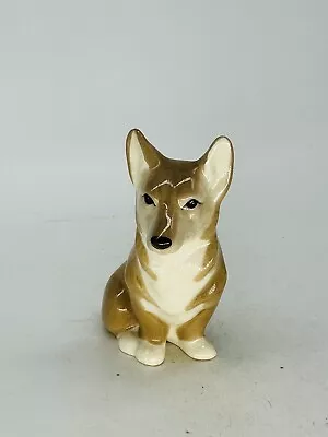 Buy Szeiler Dog Corgi Sitting 9cm High Made In England 1960 Handpainted • 7£