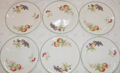 Buy Marks & Spencer Ashberry China Side Tea Plates X 6  6.5   M & S ~ 16.5cm 2605 • 12.99£