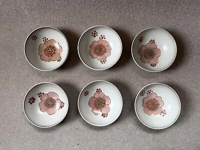 Buy RARE Set Of 6 Denby Gypsy Cereal Fruit Pudding Bowls 15 Cm Excellent Condition • 60£