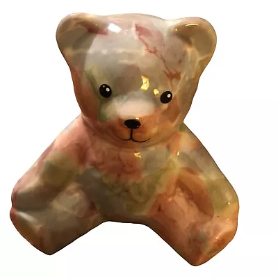 Buy Park Rose Bridlington Pottery Small Floral Teddy Bear Animal Figure Ornament • 39.99£