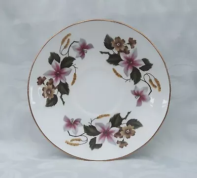 Buy Adderleys Gainsborough China Saucer Bone China Tea Saucer Pink & Yellow Flowers • 14.95£