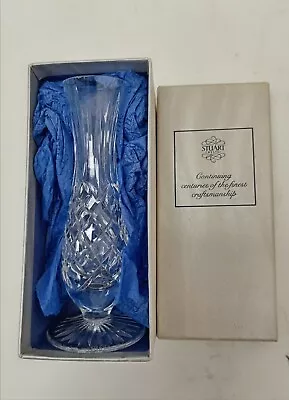 Buy Vintage Stuart Lead Crystal Bud Vase In Original Box Good Condition  • 6.99£