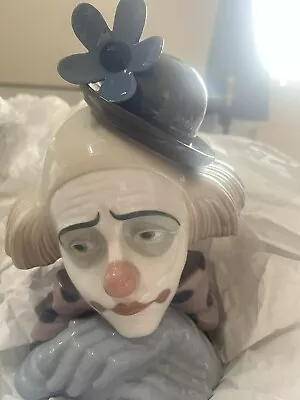 Buy Large Lladro Pensive Clown Clowns Head 5130   • 30£