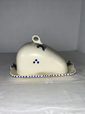 Buy Vintage Honiton Pottery Devon Cheese Plate With Lid • 40.28£