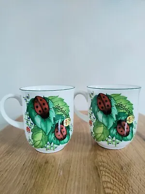 Buy Pair Of Ladybird Mugs By Royal Vale. Fine China. Made In England  • 13£