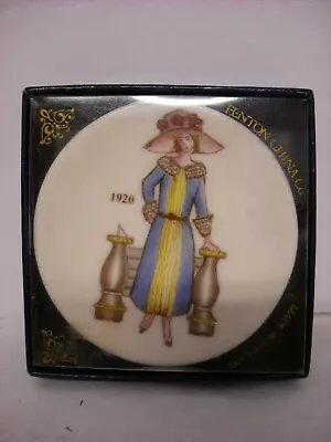 Buy Miniature Plate Fenton China, English Bone China, Made In England, 1920 Woman • 12.27£