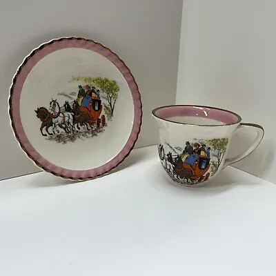 Buy Circa. 1920’s Gray’s Pottery Teacup & Saucer Gold Trim England Johnson Brothers • 104.35£