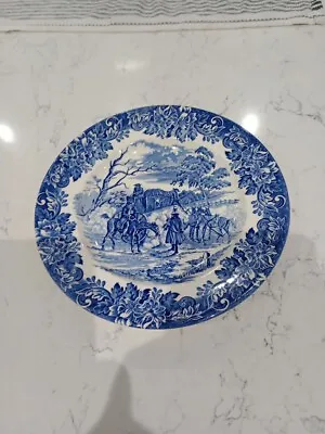 Buy Eit English Ironstone Tableware 'the Highwayman' Blue Plate 8.5  • 4.89£