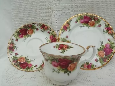 Buy Vintage 1962 Royal Albert Old Country Roses Tea Cup & Saucer & Side Plate • 15£