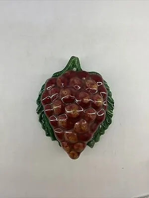 Buy Vintage Cluster Of Grapes Wall Pocket Read • 9.65£