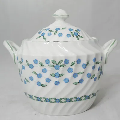 Buy FORGET ME NOT By Aynsley Covered Sugar Bowl NEW NEVER USED Made In England • 86.46£