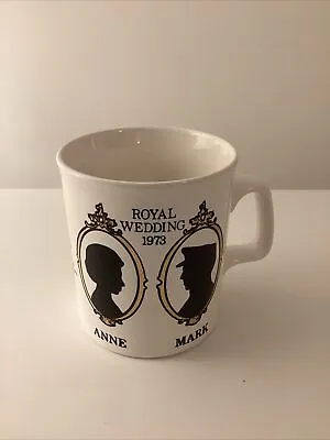 Buy Royal Wedding Commemorative Mug - Anne And Mark 1973 - Staffordshire Potteries • 4.95£