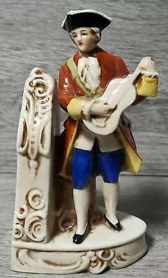Buy German Antique Victorian Style Porcelain Figurine,Man Playing The Violin -Marked • 15.99£