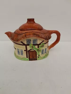Buy Vintage Burlington Ware Devon Cobb Cottage Ware Tea Pot. • 7.50£