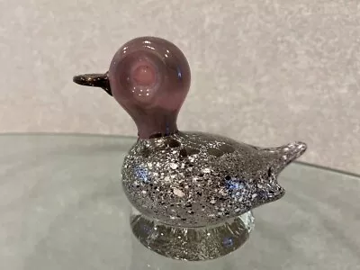 Buy Vintage Finland Glass Duck By Lasipaja Koskenkorva • 13.45£