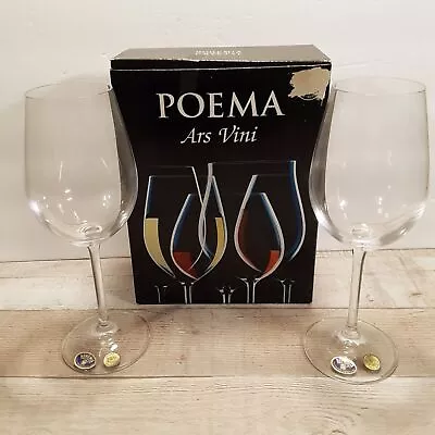 Buy Sklo Bohemia Czech Republic Bohemian Crystal Wine Glass Set • 30.99£