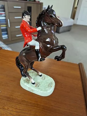Buy Beswick Figurine ~ Horseman On Rearing Horse ~ Hand Painted Porcelain • 200£