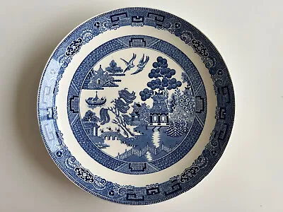 Buy Willow Of Etruria & Barlaston Wedgewood Blue Plate 10 Inches Excellent Condition • 12.29£