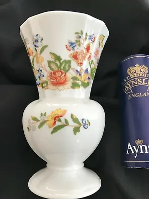 Buy  Aynsley Fine Bone China Cottage Garden Vase • 9.50£