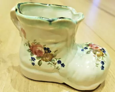 Buy Coniston Pottery Decorative Shoe Boot Vase Ornament • 8.99£