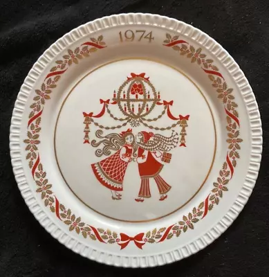 Buy Spode Christmas Plate 1974 Deck The Halls Limited Production Bone China In Box • 8.99£