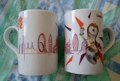 Buy NEW Two 2012 London Olympics Wenlock Mascot Mugs Official  Johnson Brothers • 6£