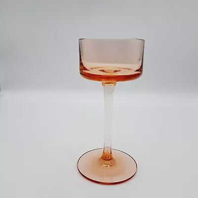 Buy Vintage Wedgwood Glass Votive Candle Tea Light Holder Orange/peach Tone • 19.98£