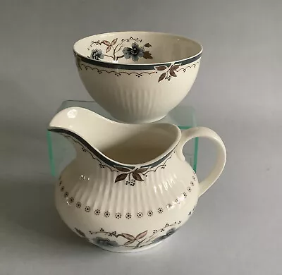 Buy Vintage Royal Doulton Old Colony 1/2 Pint Milk Jug & Sugar Bowl - Appear Unused • 18.95£
