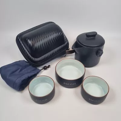 Buy Japanese Travel Tea Set Ceramic With Case Ascott • 18.99£