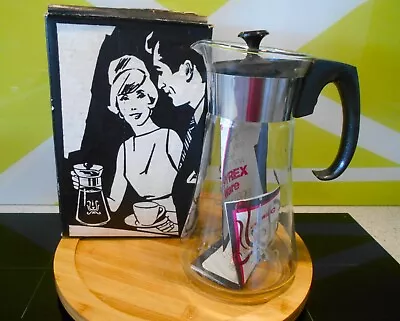 Buy Vintage PYREX Glass Coffee Pot / Beverage Server 8 Cup In Original Box RETRO • 24.19£