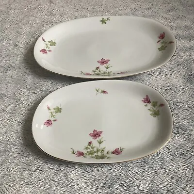 Buy KPM Krister - White/pink Floral - One Small Server & One Large Server • 10£