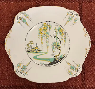 Buy Vintage Royal Standard Pagoda Cake Plate 10.25” X 9.25” (Lot 2) • 8£