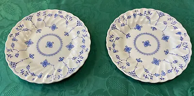 Buy MYOTT FINLANDIA BLUE AND WHITE SIDE PLATES X 2 Great Condition VINTAGE • 12£